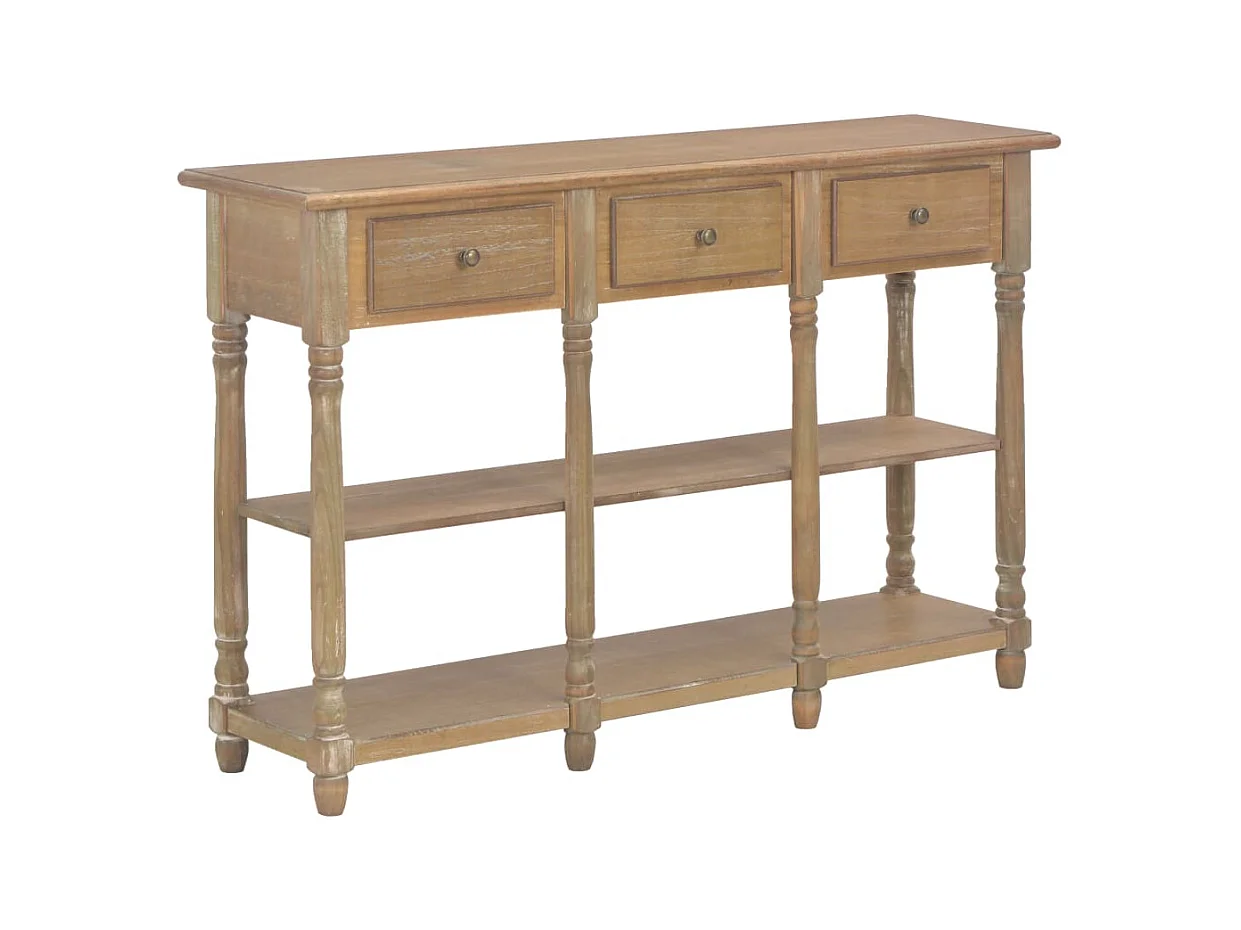 Table console 110x30x76 cm bois d'ingénierie