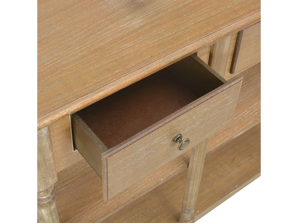 Mesa consola 110x30x76 cm derivados de madeira