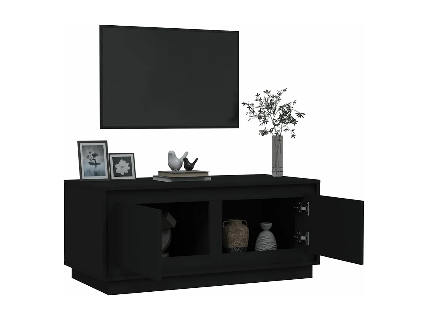 Mesa de centro 102x50x44 cm derivados de madeira preto