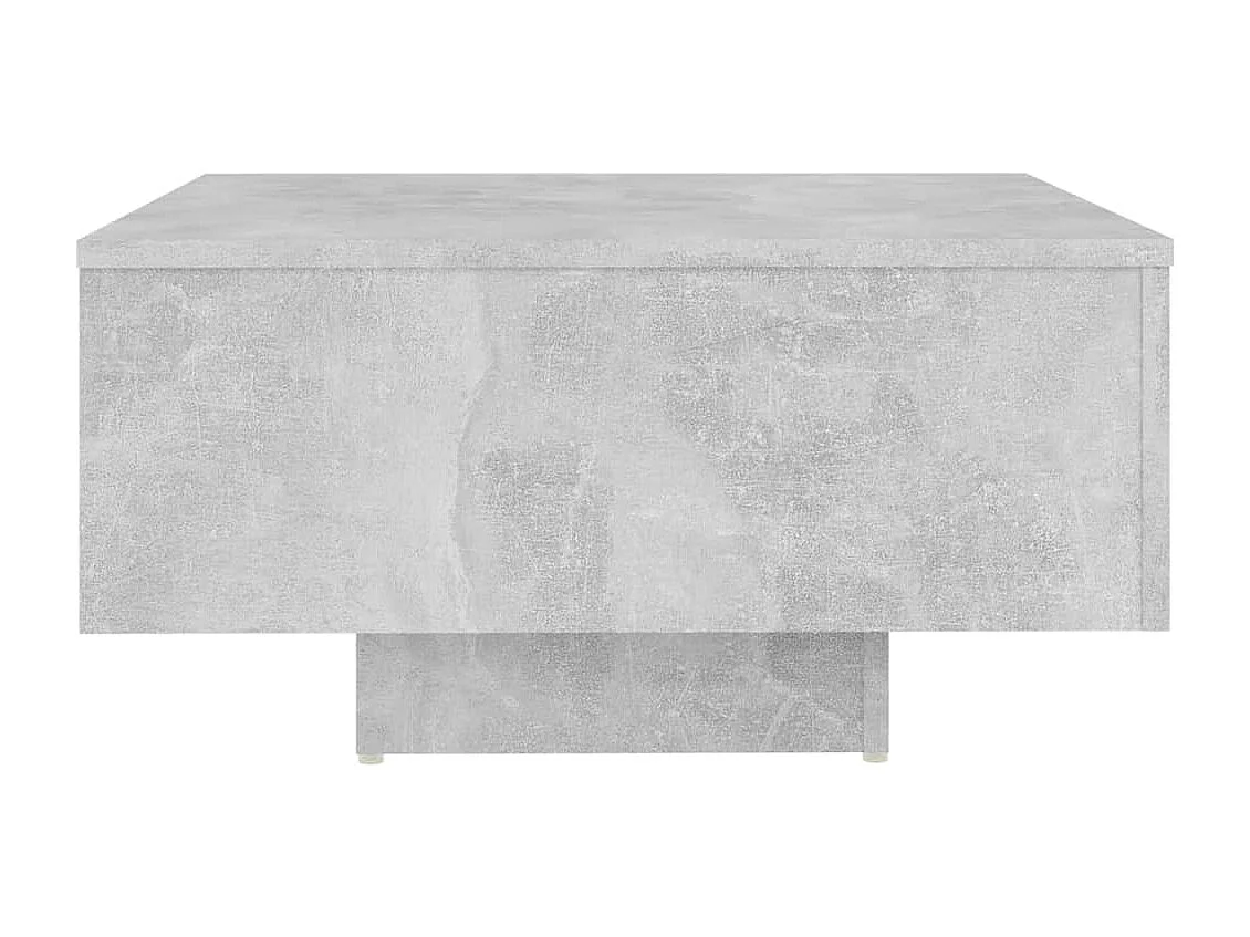 Table basse Gris béton 60x60x31,5 cm Aggloméré