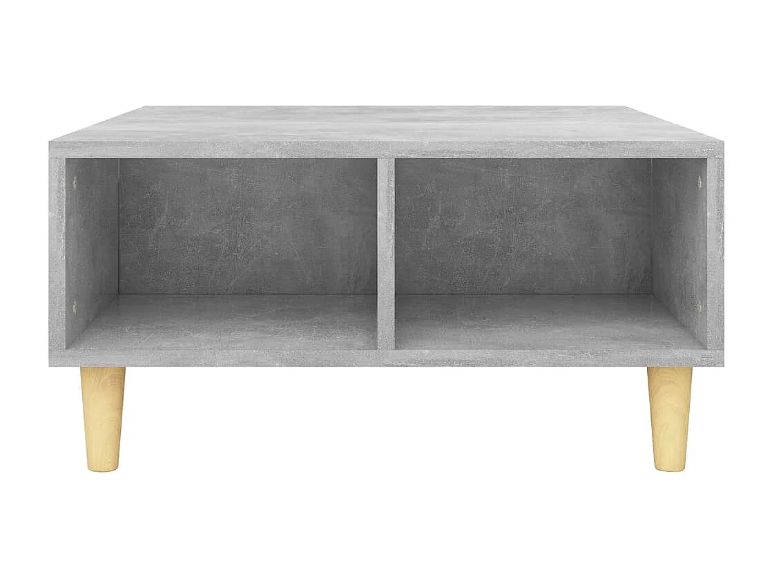 Table basse Gris béton 60x60x30 cm Aggloméré