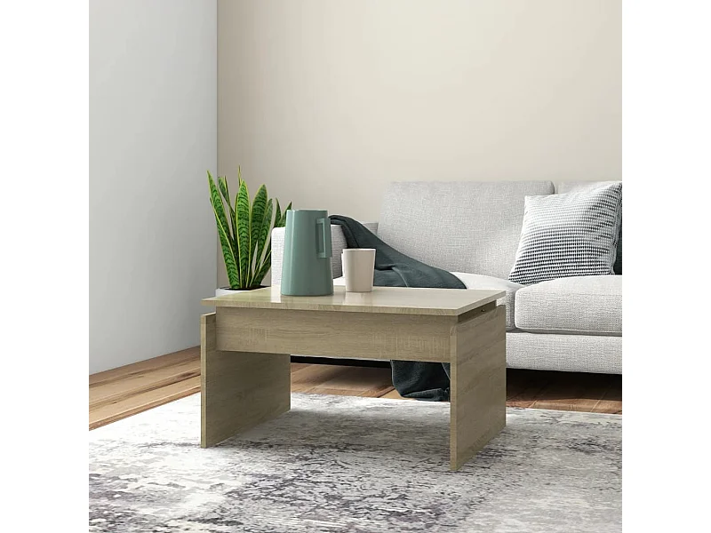 Table basse Chêne sonoma 68x50x38 cm Aggloméré