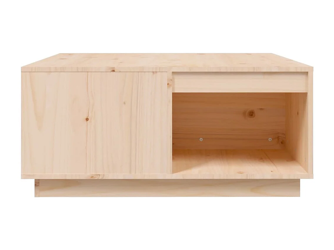 Table basse 80x81x36,5 cm Bois massif de pin