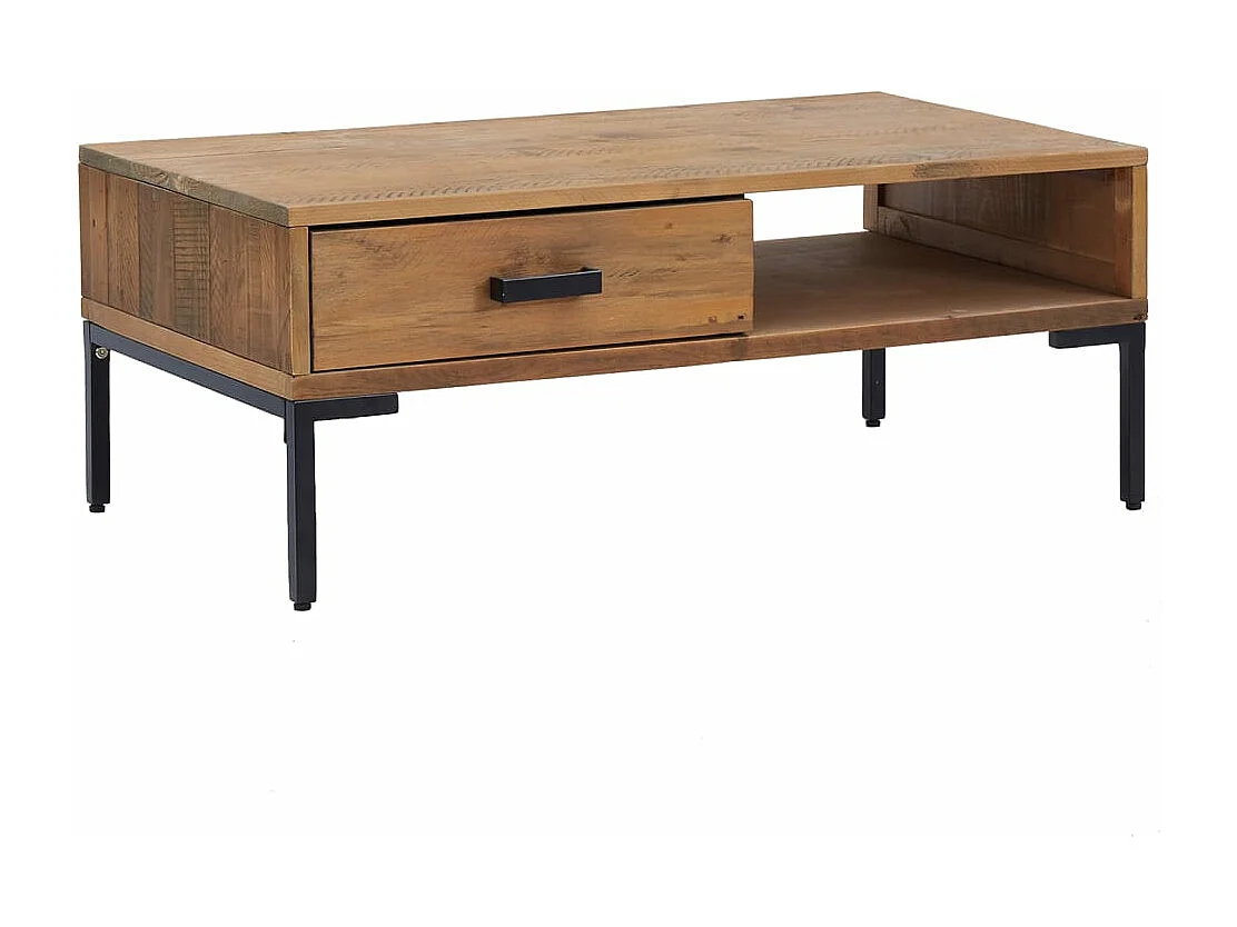 Table basse 90x50x35 cm Bois de pin massif