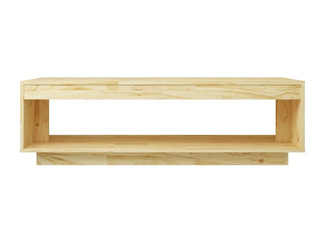 Table basse 110x50x33,5 cm Bois de pin massif