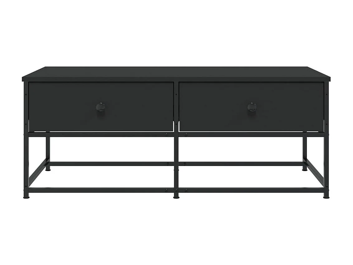 Salontafel 100x51x40 cm bewerkt hout zwart