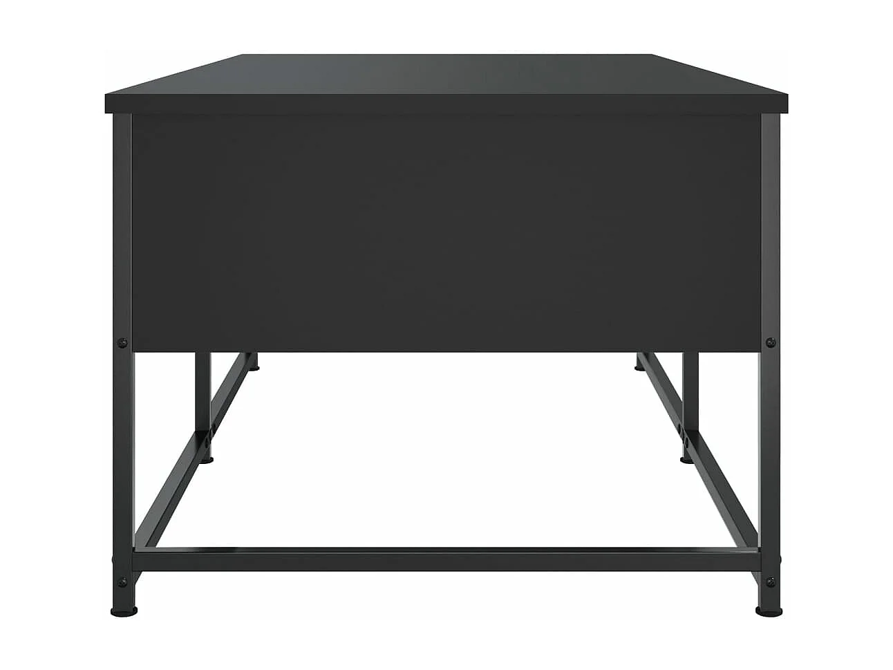 Salontafel 100x51x40 cm bewerkt hout zwart