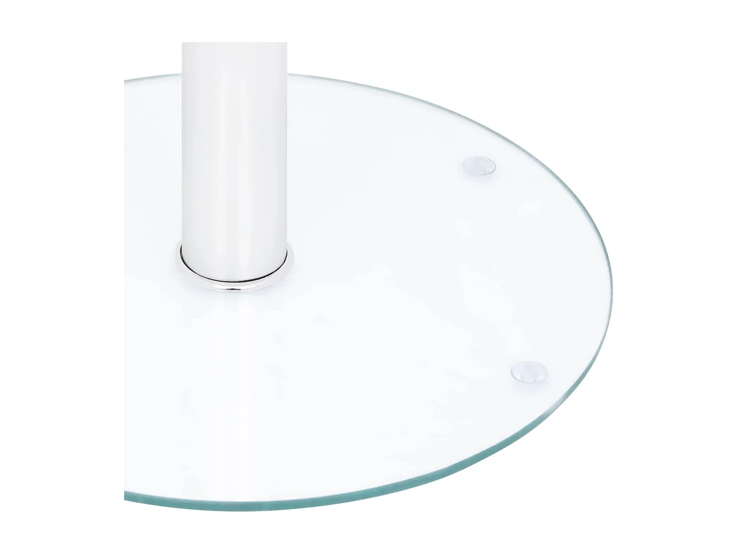 Mesa de centro 40 cm vidro temperado transparente