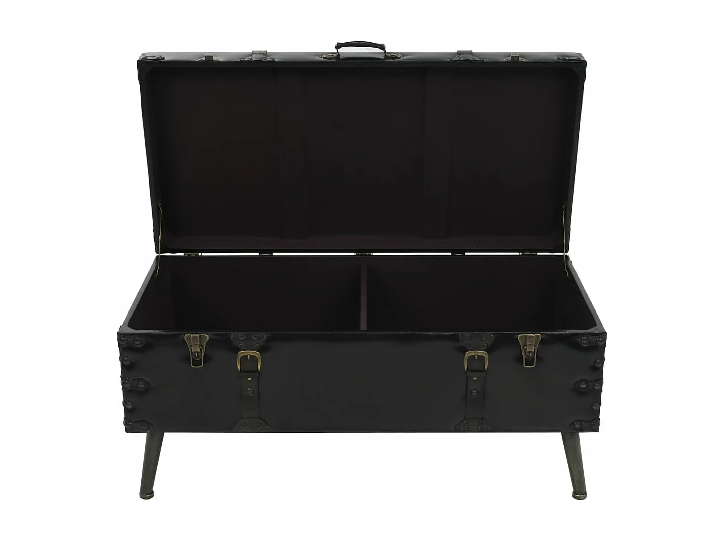 Salontafel 102x51x48 cm MDF en staal