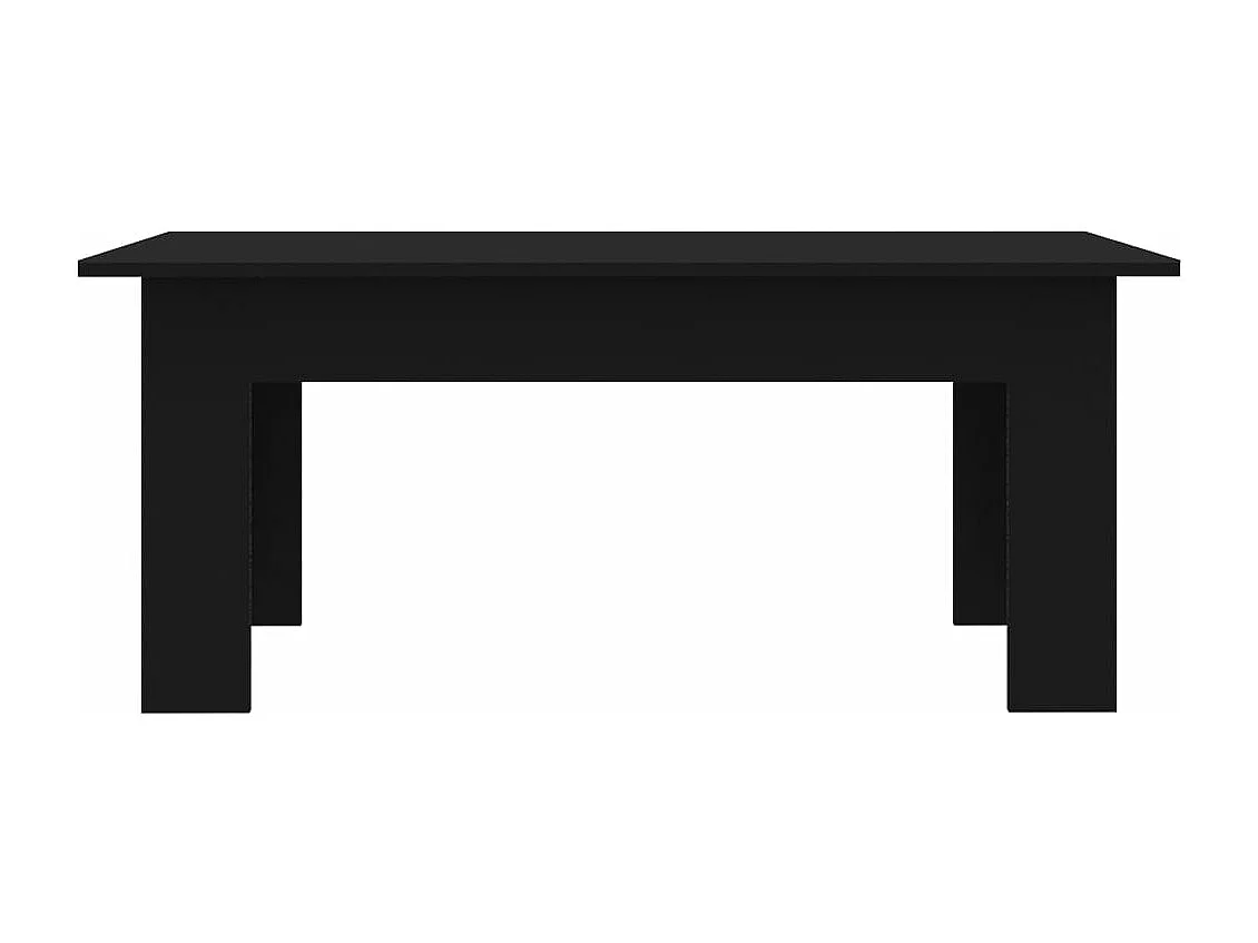 Table basse Noir 100 x 60 x 42 cm Aggloméré
