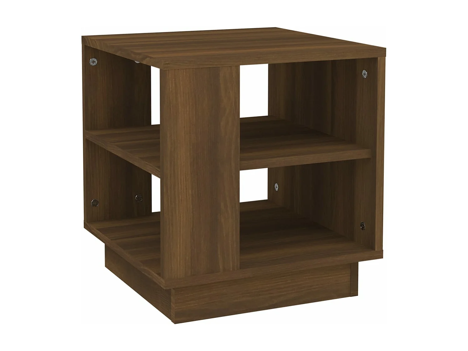 Table basse Chêne marron 40x40x43 cm Bois d'ingénierie