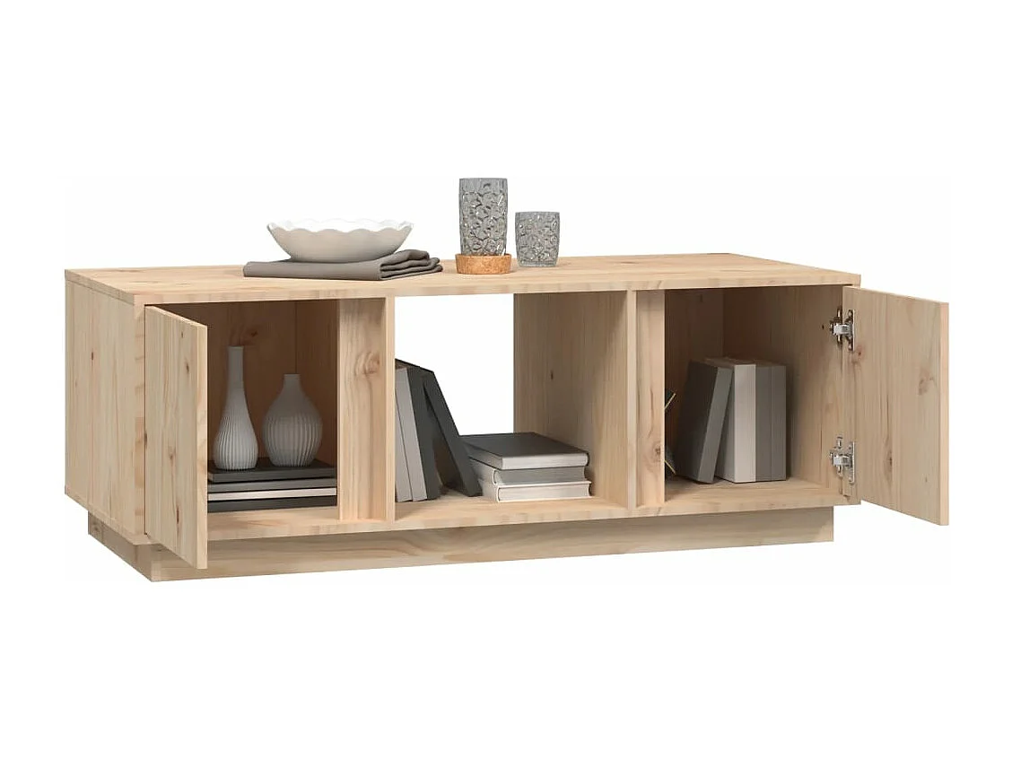 Table basse 110x50x40 cm Bois massif de pin