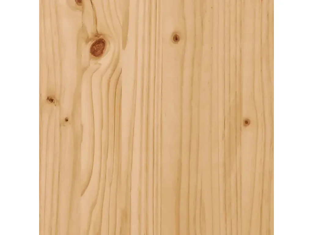 Table basse Gris 41x41x48,5 cm Bois d'ingénierie et pin massif