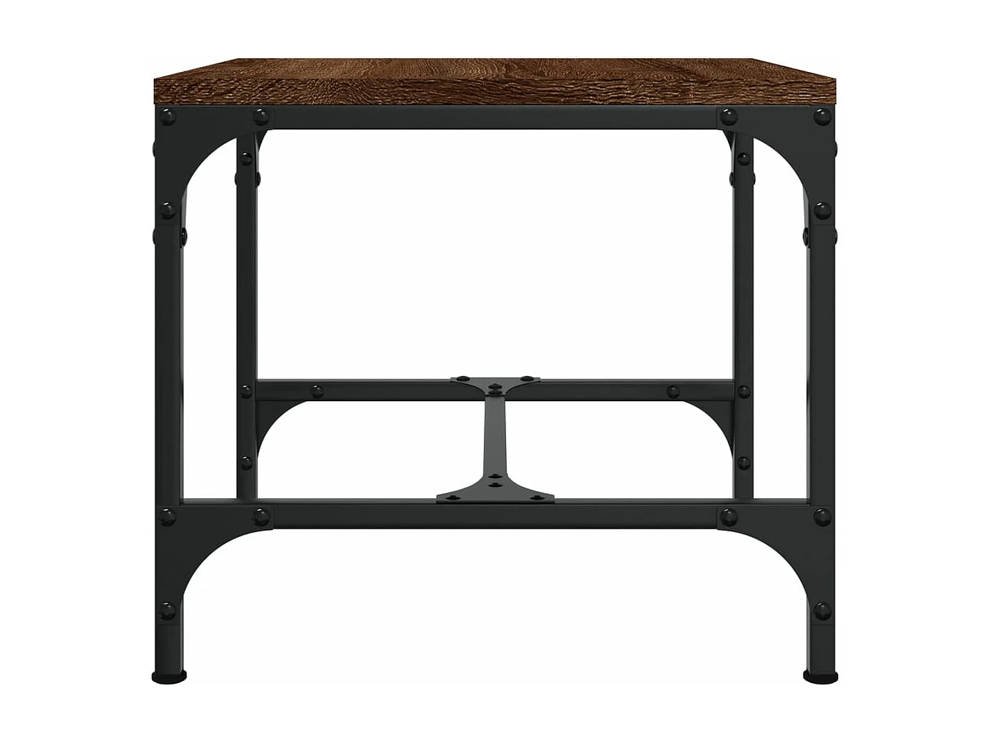 Tables d'appoint 2 pièces Chêne marron 40x40x35 cm Bois ingénierie