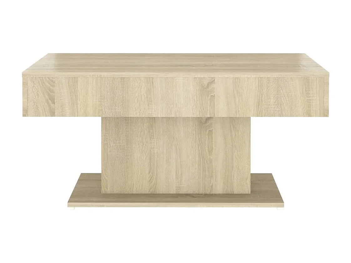 Mesa de centro madera contrachapada roble Sonoma 96x50x45 cm