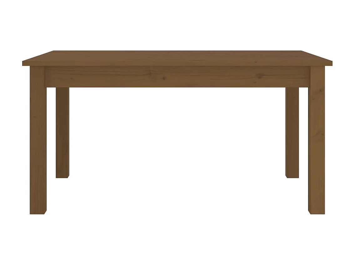 Mesa de centro 80x50x40 cm pinho maciço castanho mel