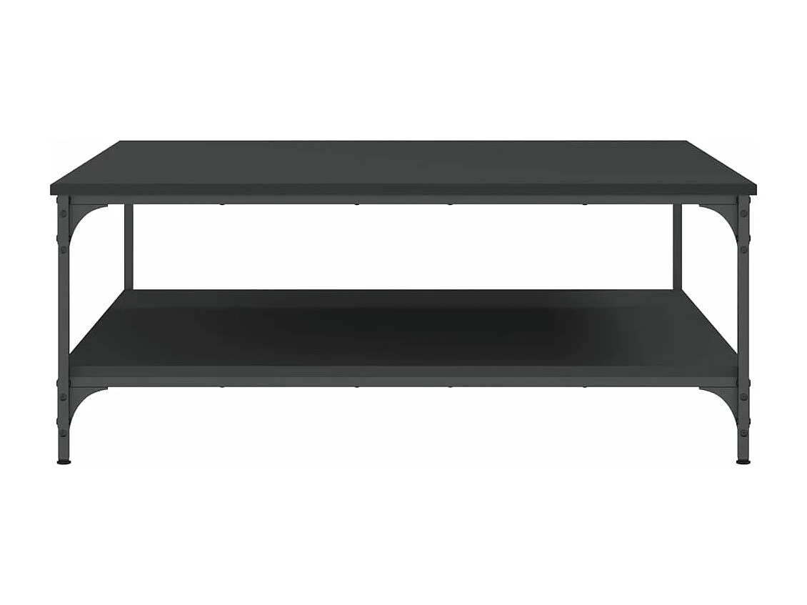 Salontafel 100x100x40 cm bewerkt hout zwart