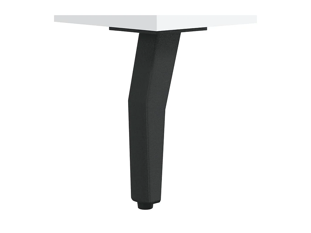 Table basse blanc 50x50x40 cm bois d'ingénierie