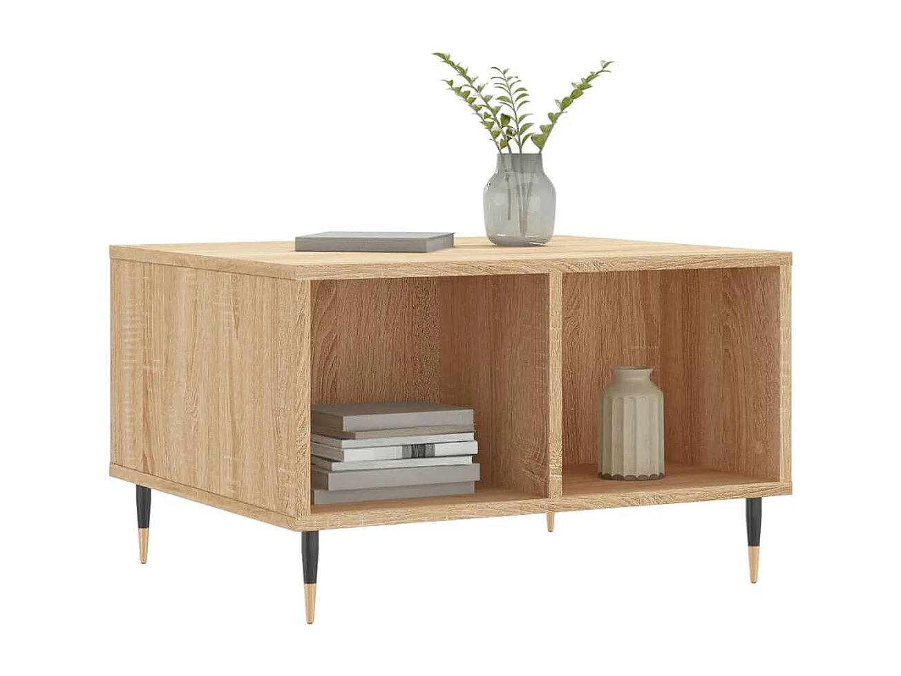 Table basse Chêne sonoma 60x50x36,5 cm Bois d'ingénierie