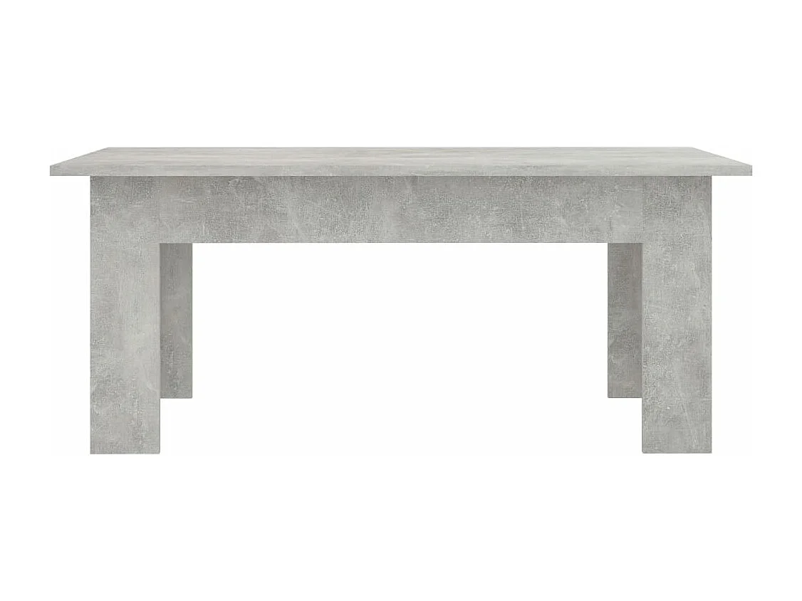 Table basse Gris béton 100 x 60 x 42 cm Aggloméré