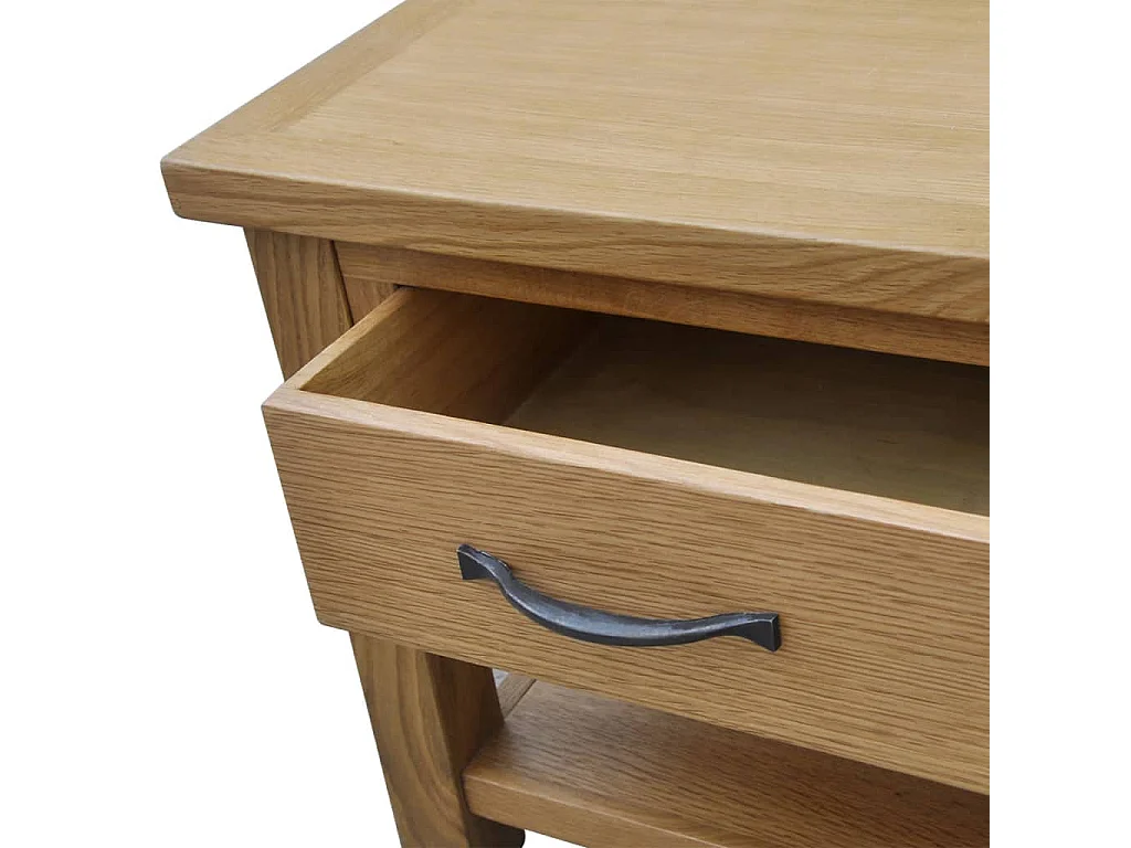 Table basse 88x53x45 cm Bois de chêne massif