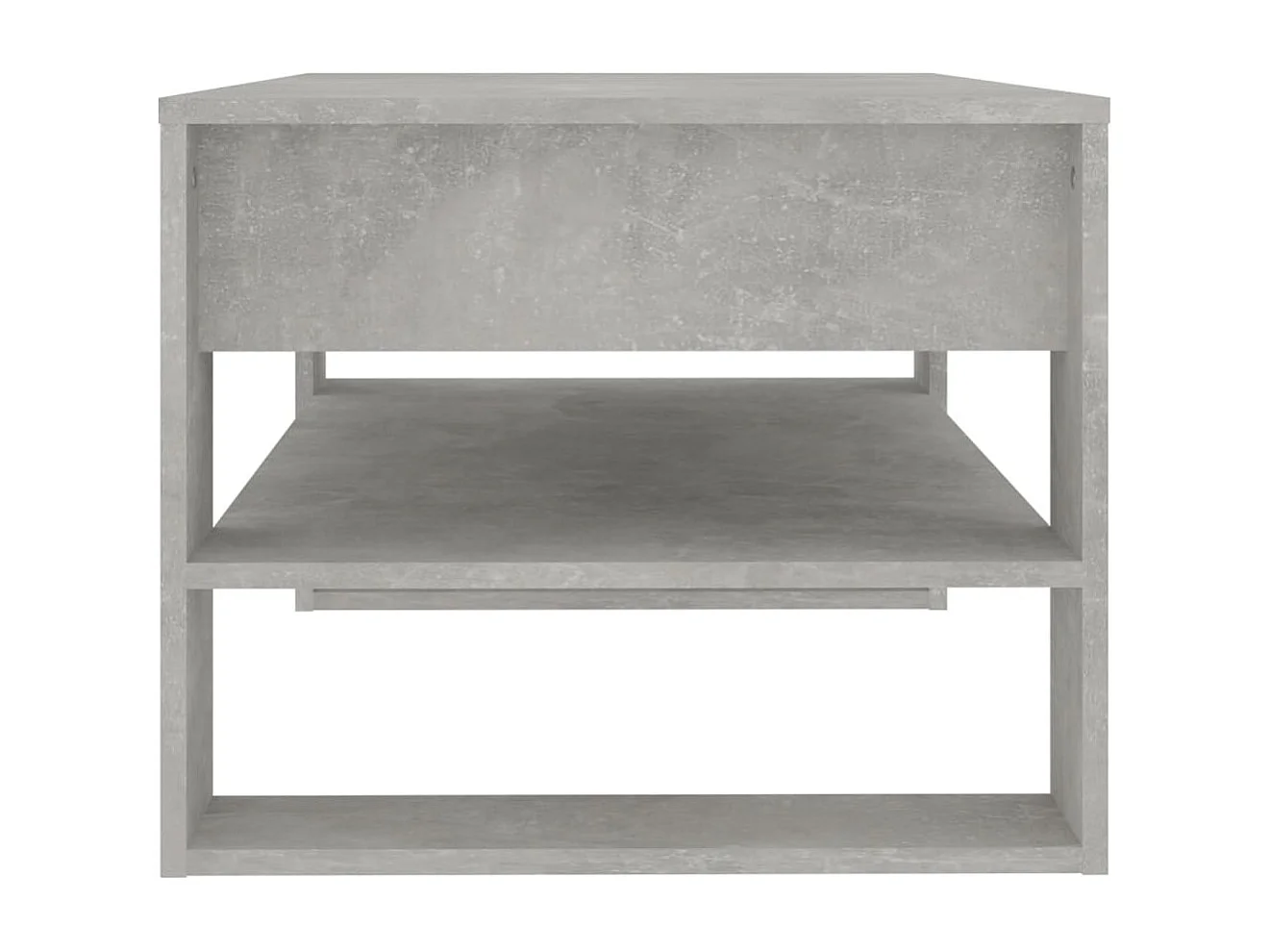 Table basse Gris béton 102x55x45 cm Bois d'ingénierie