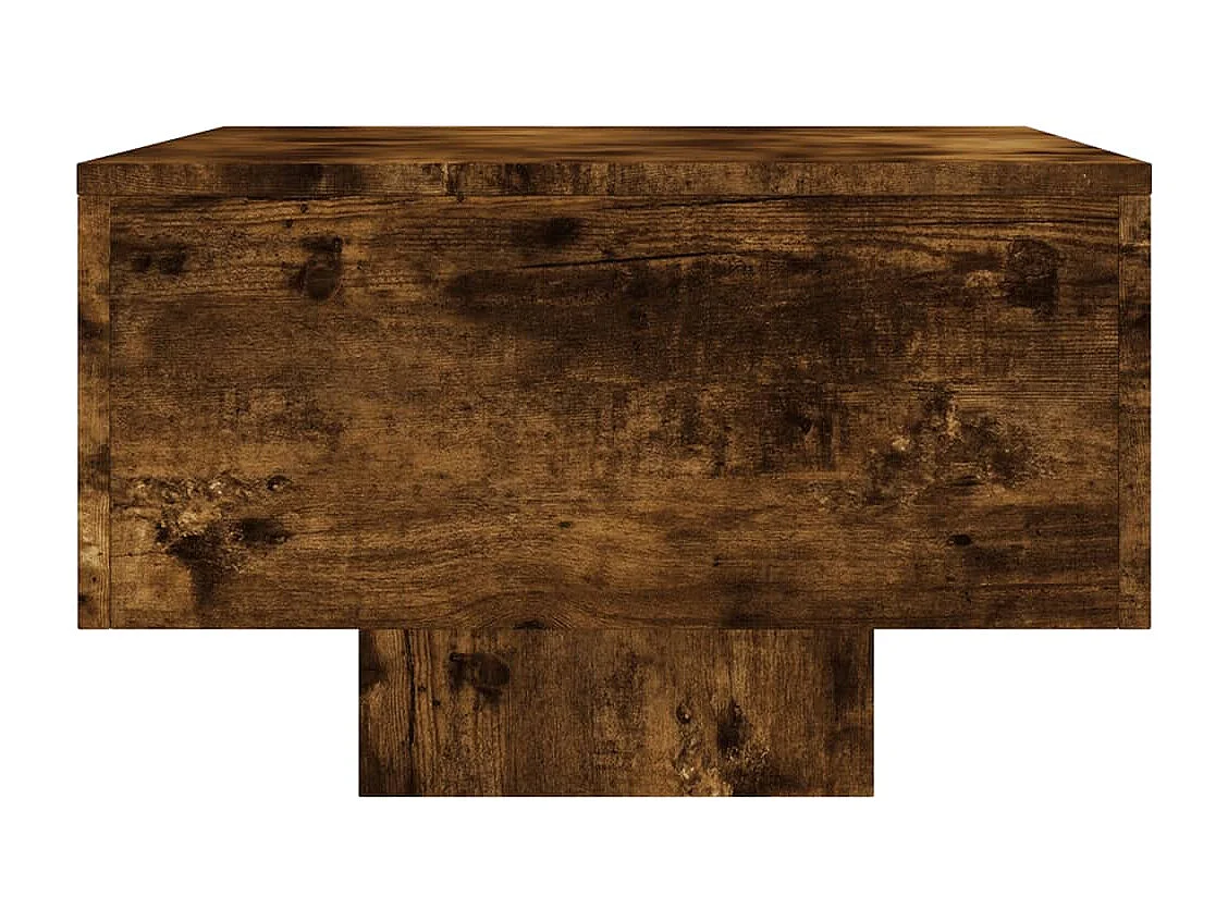 Salontafel 100x49,5x31 cm bewerkt hout gerookt eikenkleurig