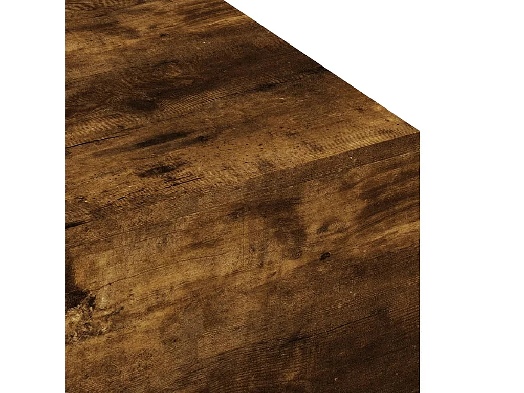 Salontafel 100x49,5x31 cm bewerkt hout gerookt eikenkleurig