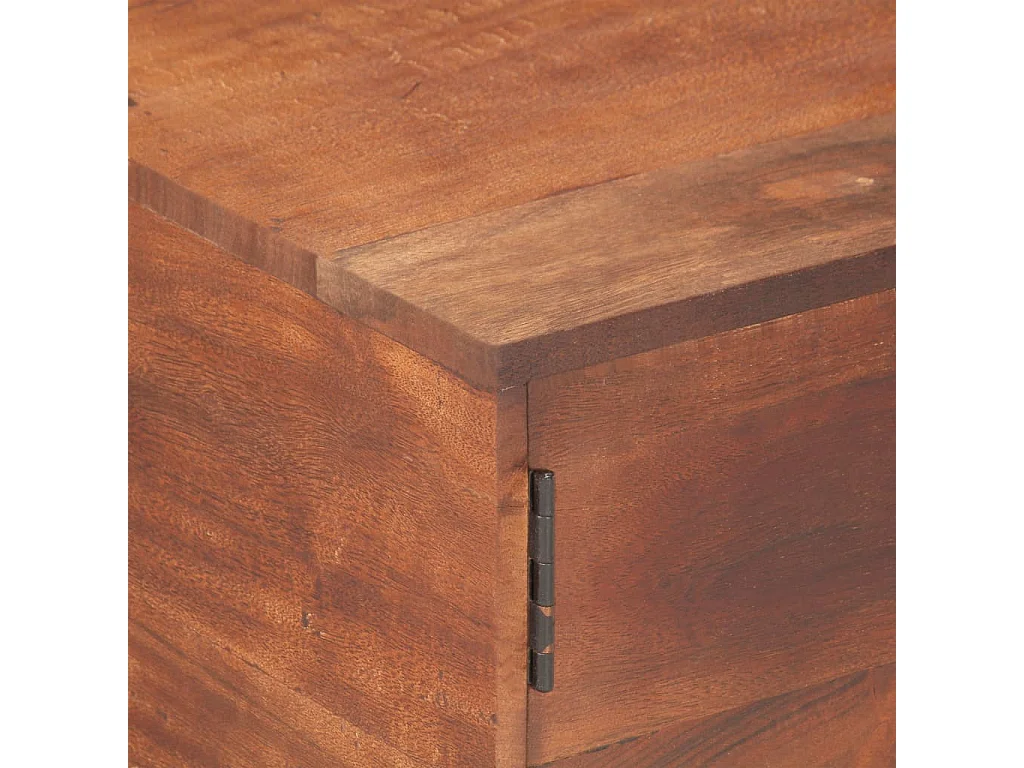 Table basse Marron miel 67x67x45 cm Bois solide d'acacia