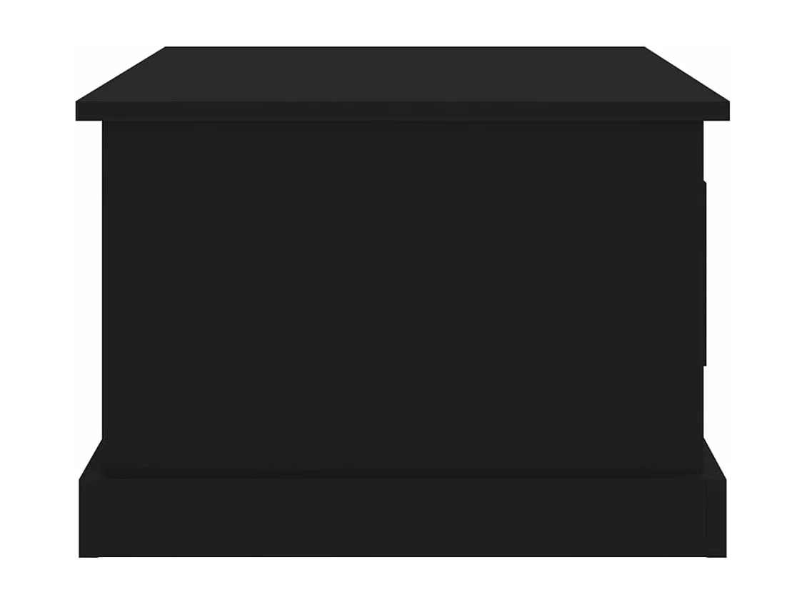 Table basse Noir 50x50x35 cm Bois d'ingénierie