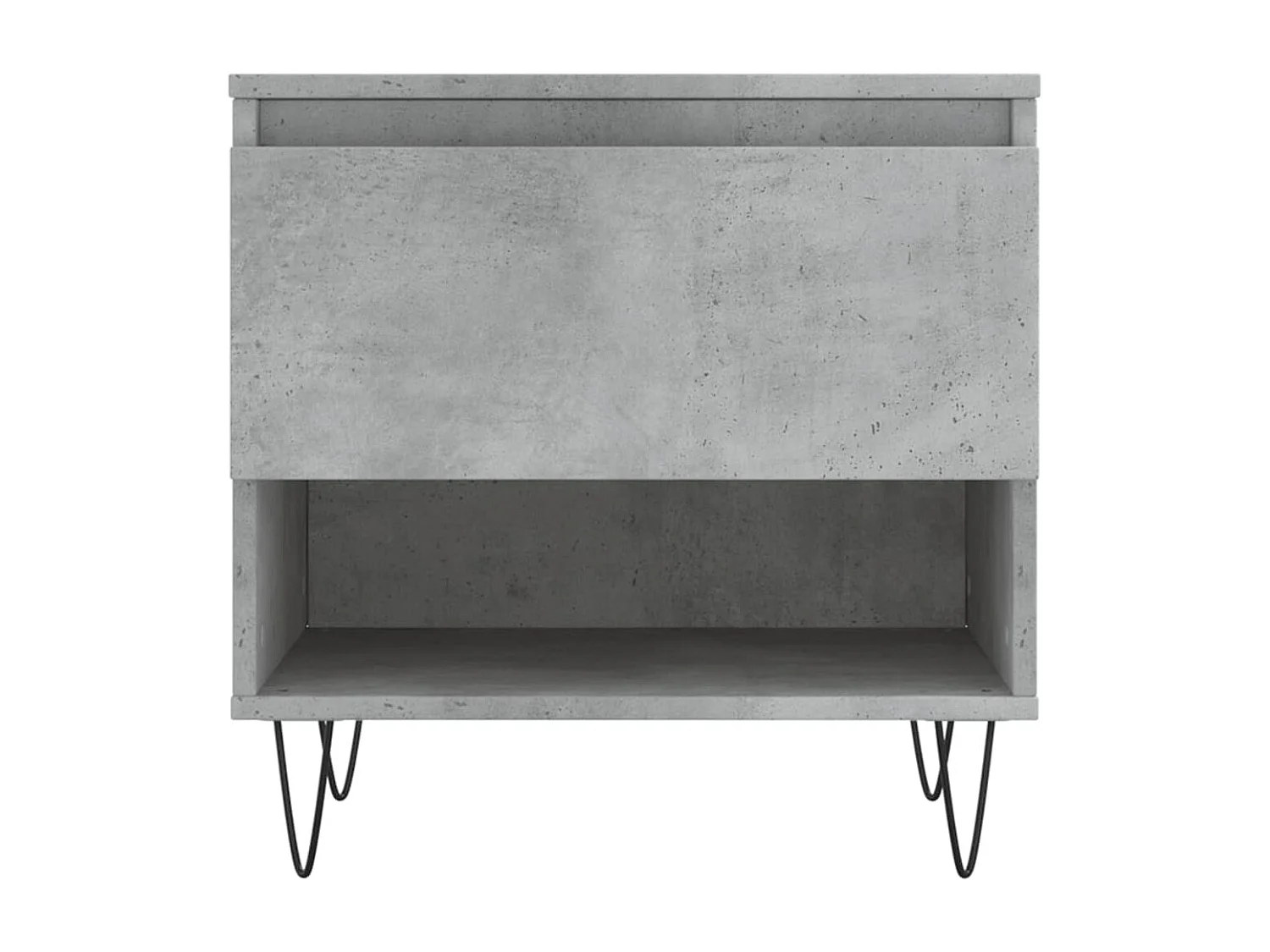 Tables basses 2 pièces gris béton 50x46x50 cm bois d'ingénierie