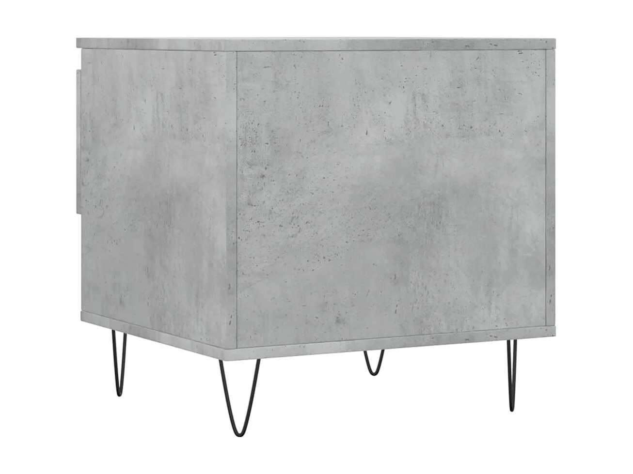 Tables basses 2 pièces gris béton 50x46x50 cm bois d'ingénierie