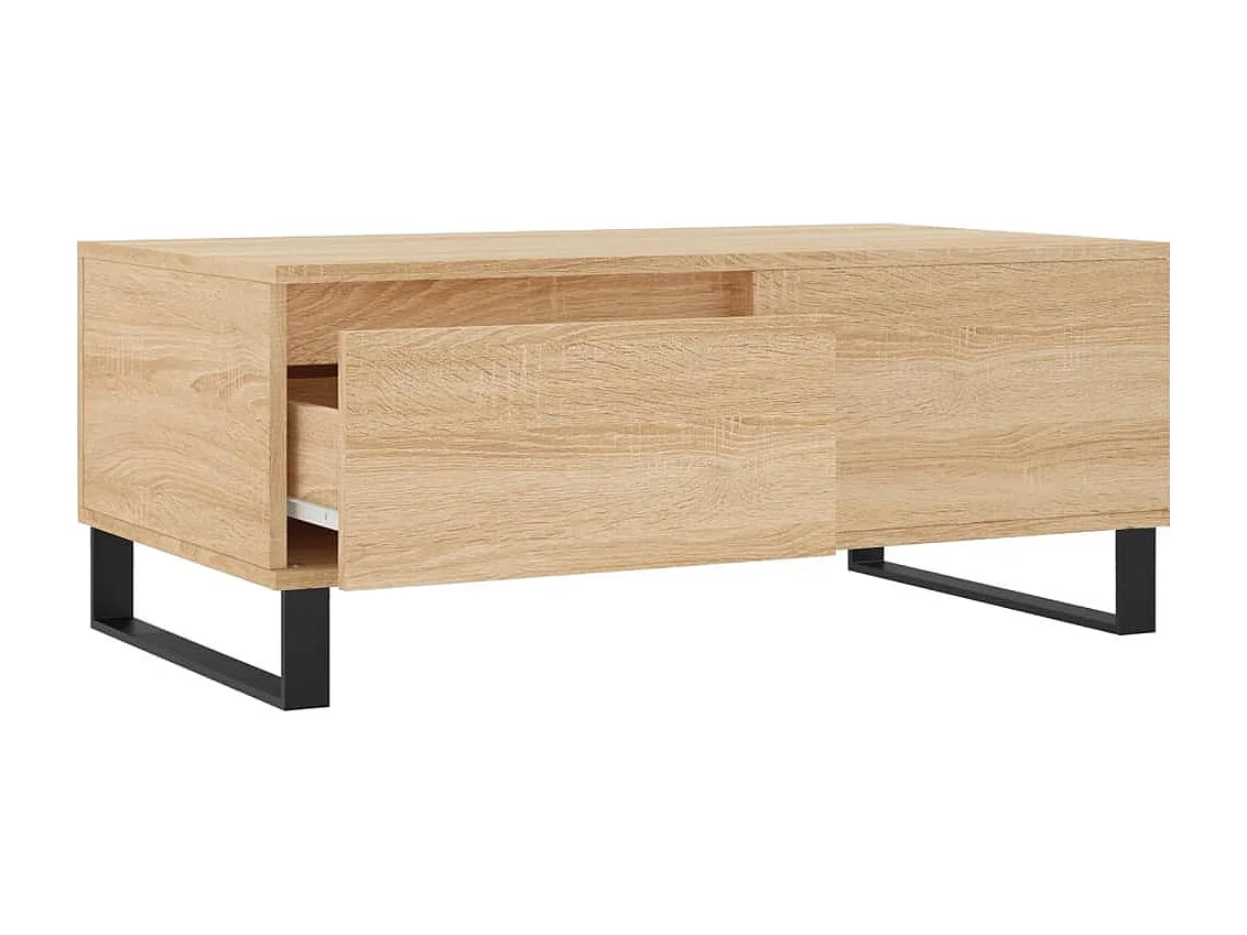 Table basse Chêne sonoma 90x50x36,5 cm Bois d'ingénierie