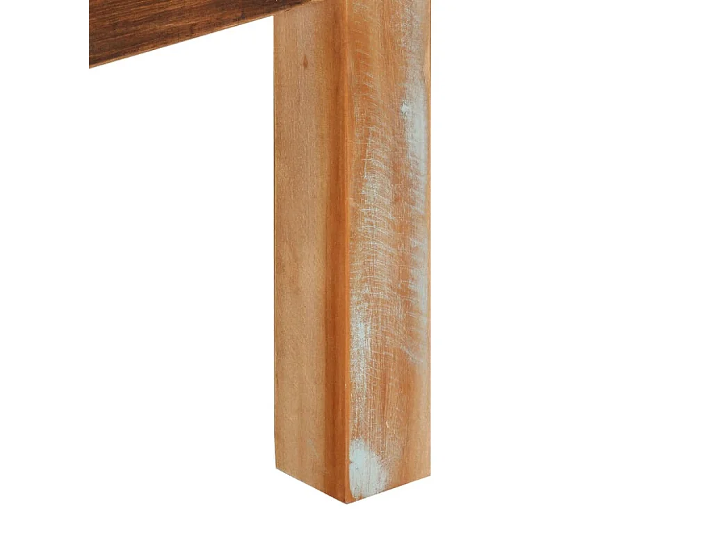 Table basse 55x55x35 cm Bois de récupération massif