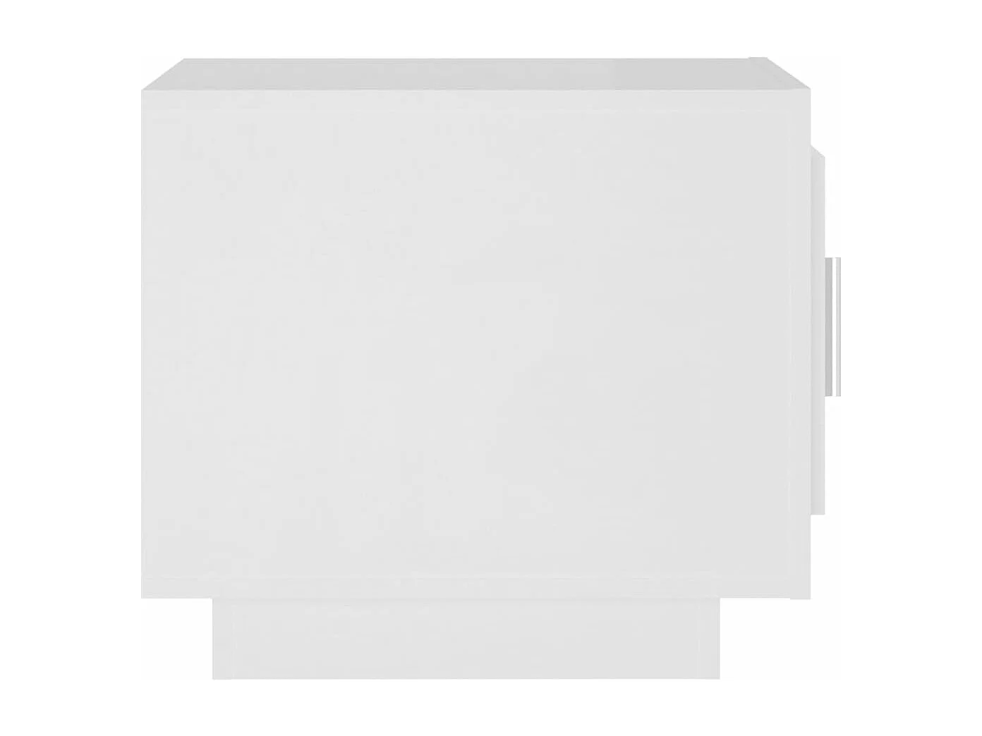 Table basse Blanc 51x50x45 cm Bois d'ingénierie