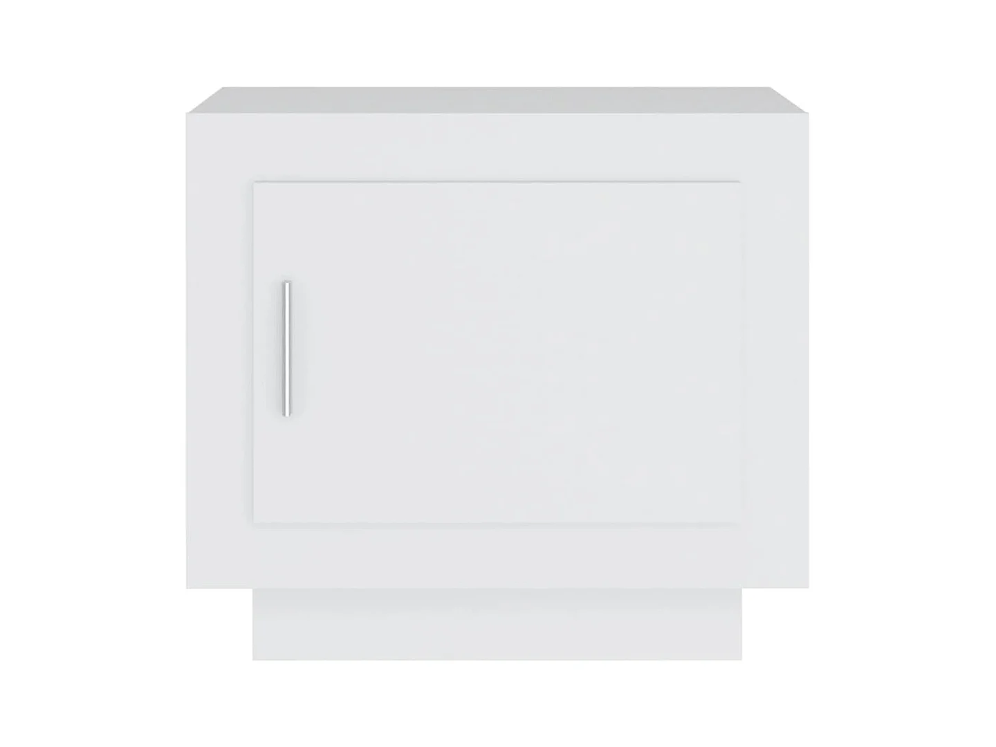 Mesa de centro 51x50x45 cm madeira processada branco