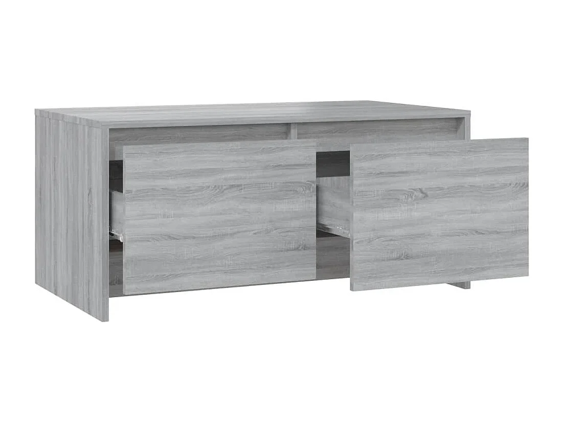Mesa de centro madera de ingeniería gris Sonoma 90x50x41,5 cm