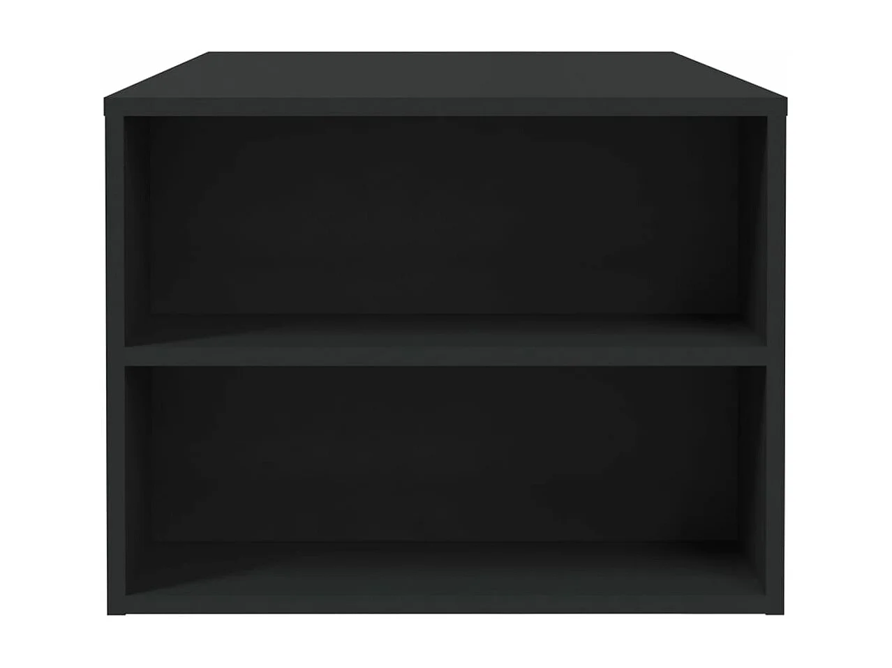 Table basse Noir 102x55x42 cm Bois d'ingénierie