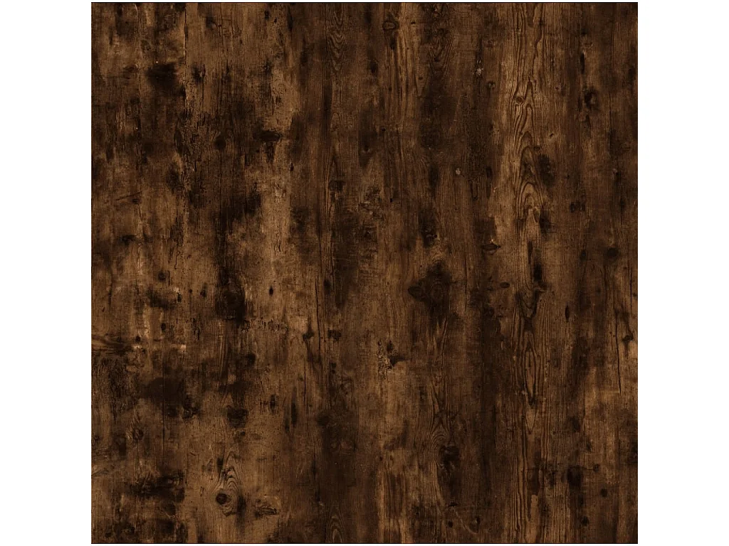 Table basse Chêne fumé 50x50x35 cm Bois d'ingénierie