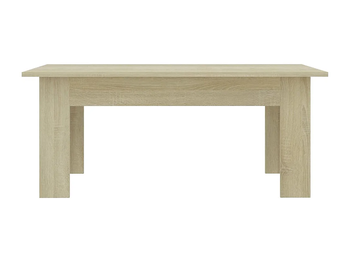 Mesa de centro 100x60x42 cm contraplacado cor carvalho sonoma