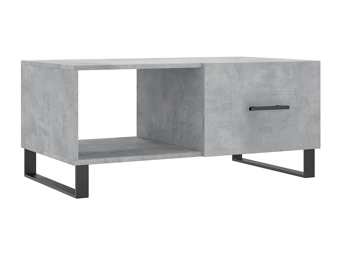 Salontafel 90x50x40 cm bewerkt hout betongrijs