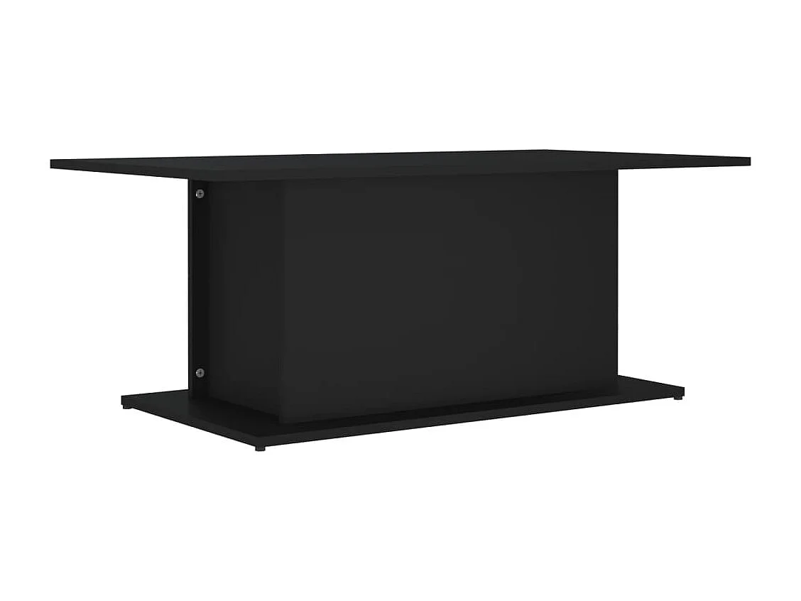 Table basse Noir 102x55,5x40 cm Aggloméré