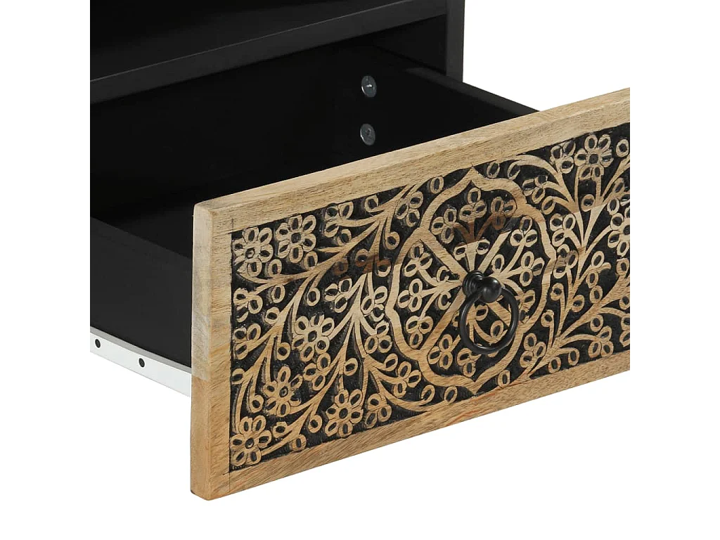 Table basse 80x54x40 cm bois de manguier massif