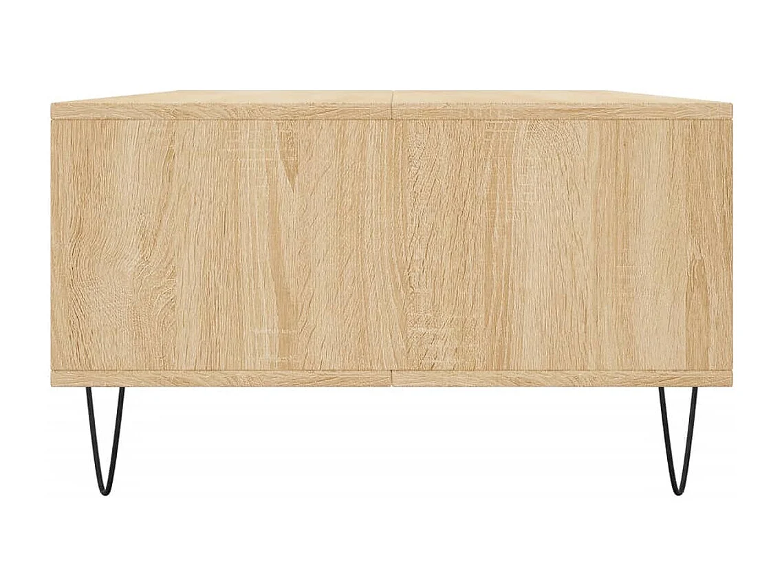 Table basse chêne sonoma 104x60x35 cm bois d'ingénierie