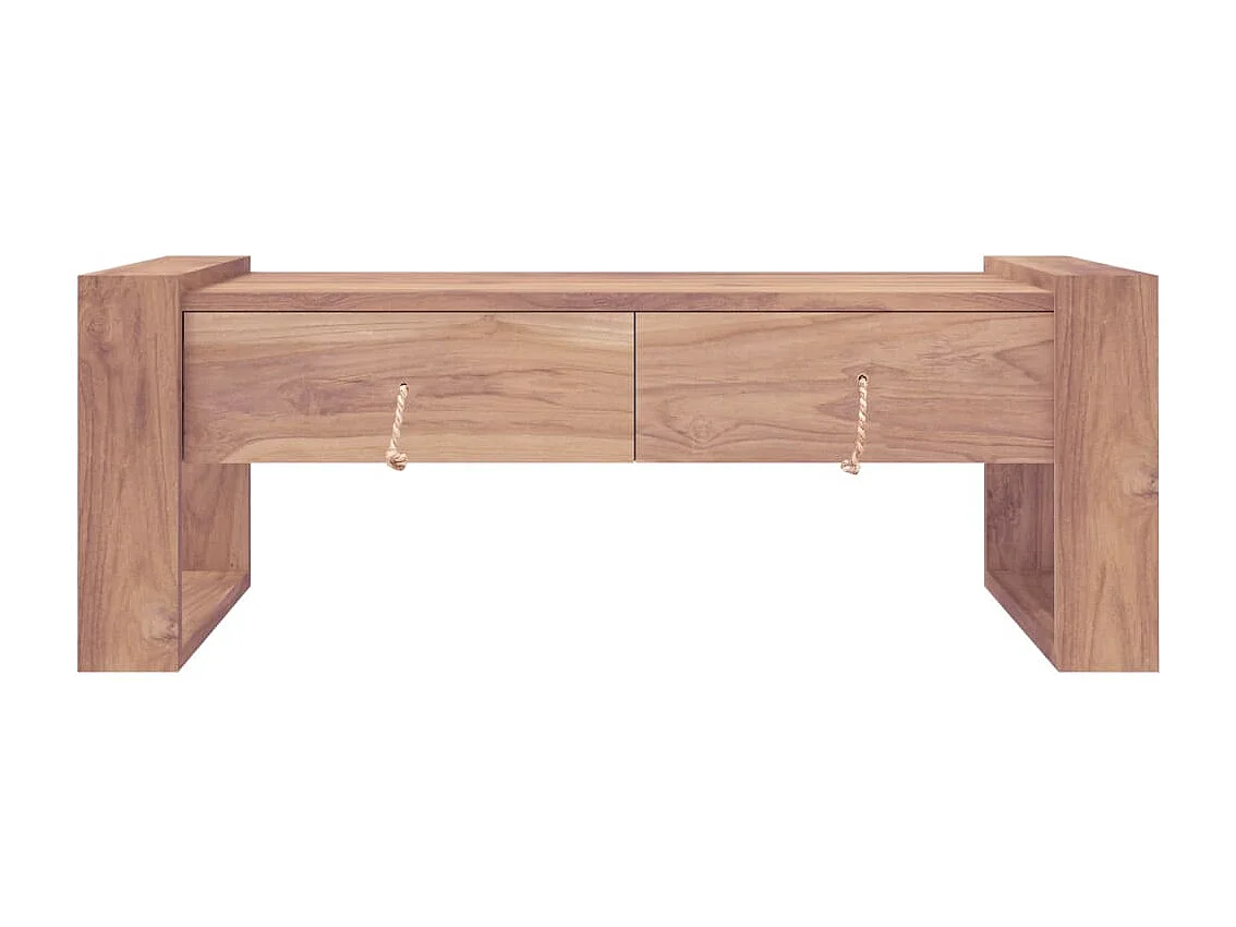 Table basse 110 x 60 x 40 cm Bois de teck massif