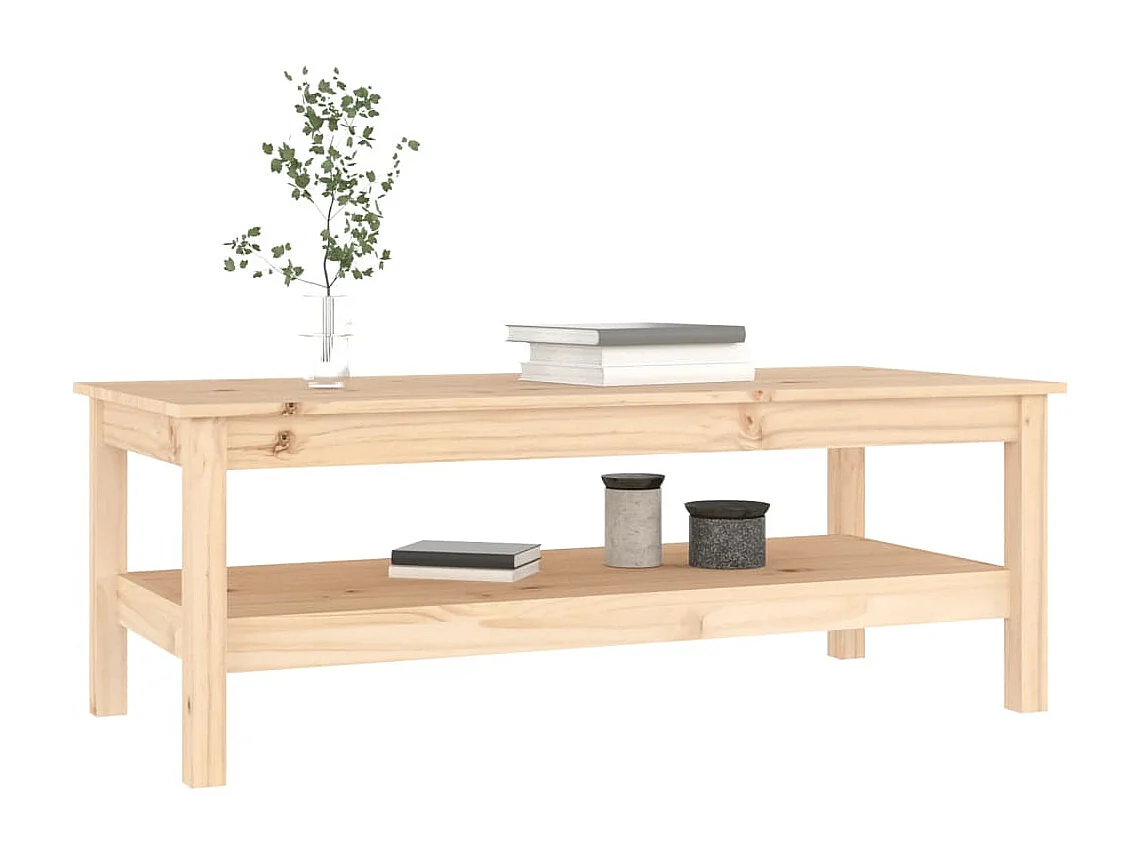 Table basse 110x50x40 cm Bois massif de pin