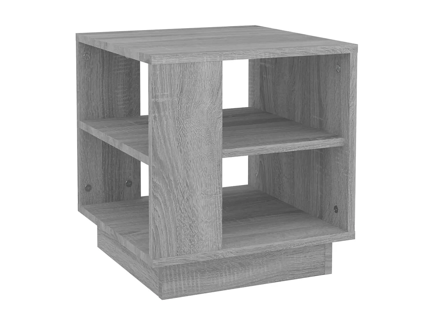 Table basse Sonoma gris 40x40x43 cm Bois d'ingénierie