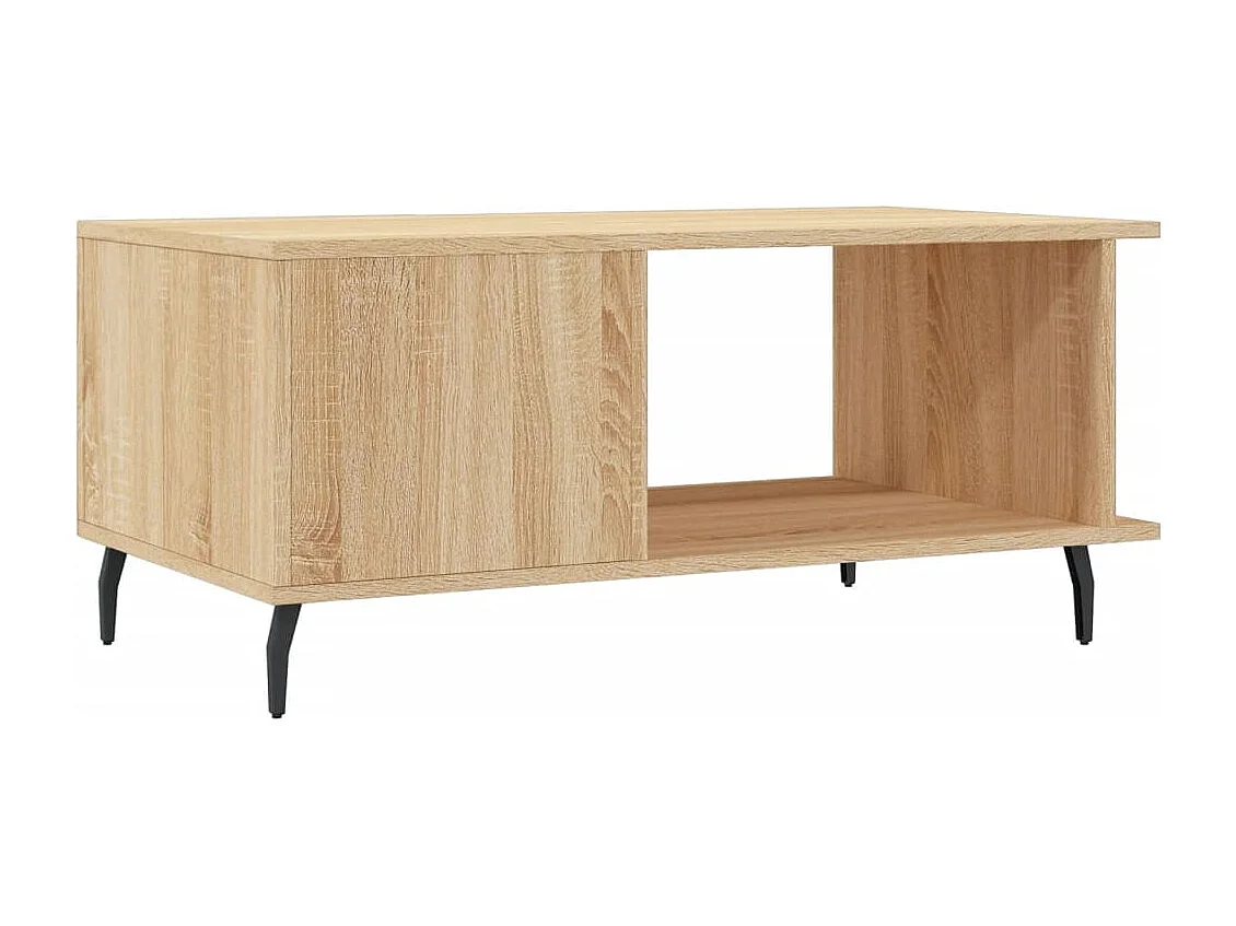 Table basse chêne sonoma 90x50x40 cm bois d'ingénierie