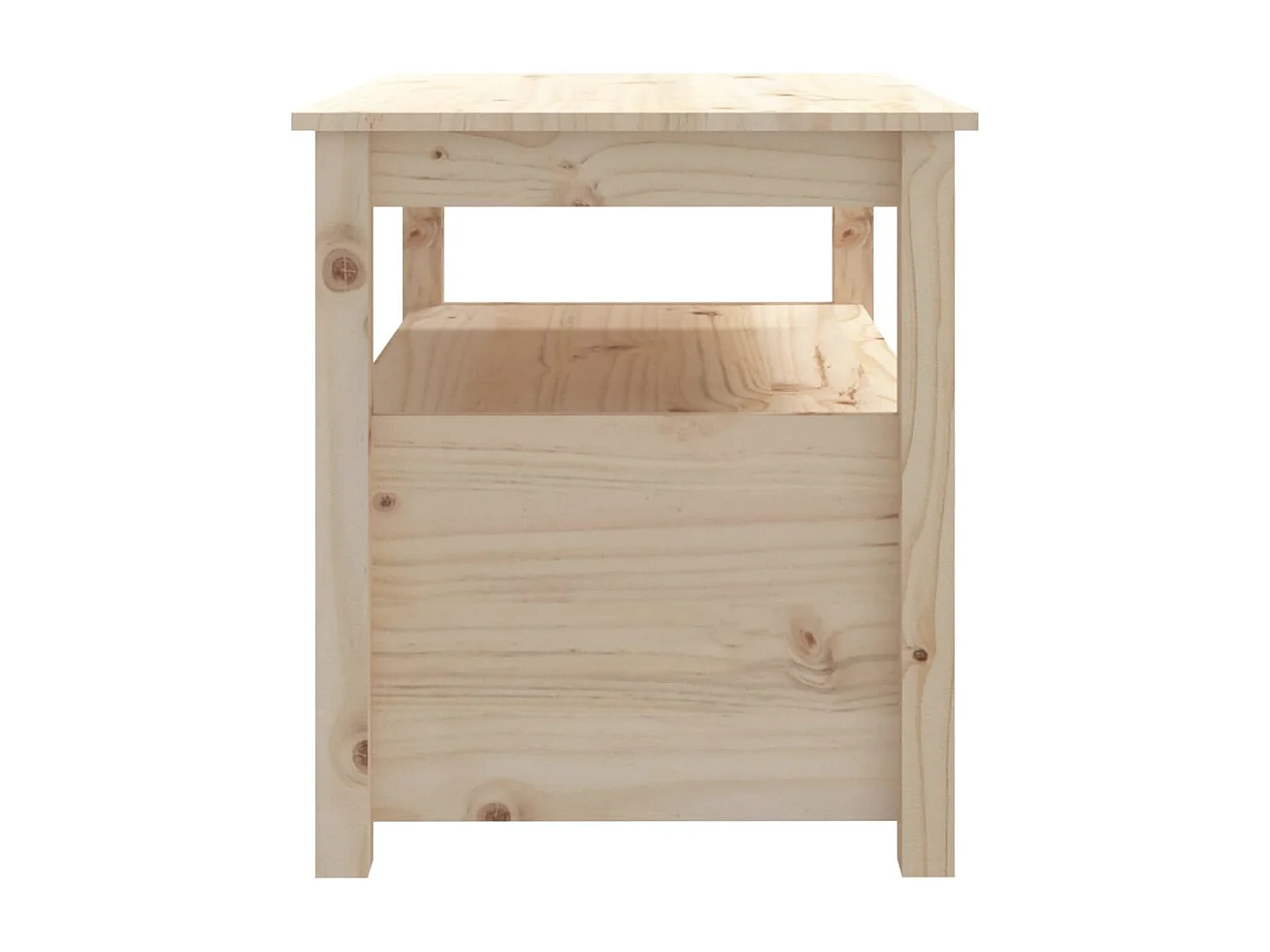 Table basse 71x49x55 cm Bois massif de pin