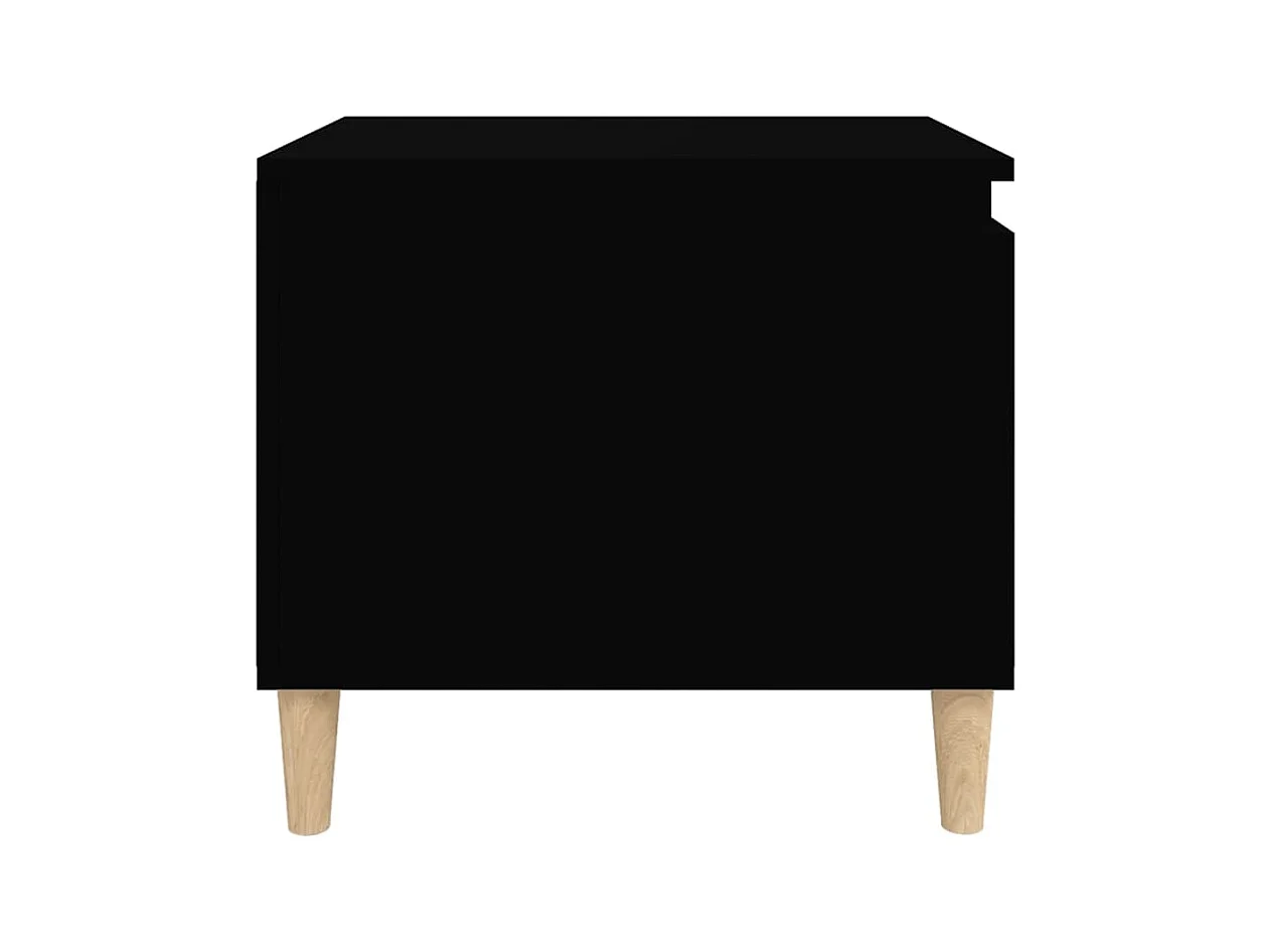 Table basse Noir 100x50x45 cm Bois d'ingénierie